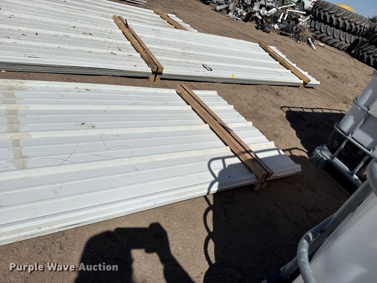 image for item DS6799 (148) Sheets of metal siding/roofing