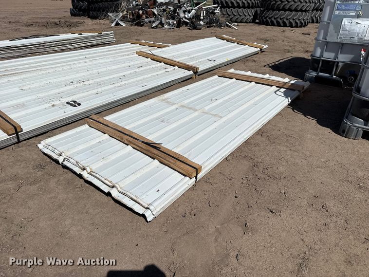 image for item DS6799 (148) Sheets of metal siding/roofing
