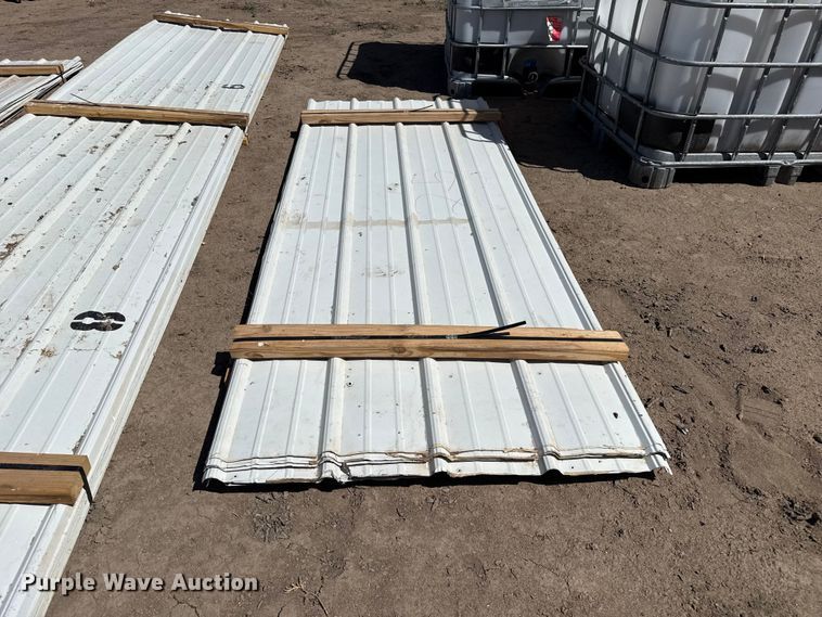 image for item DS6799 (148) Sheets of metal siding/roofing