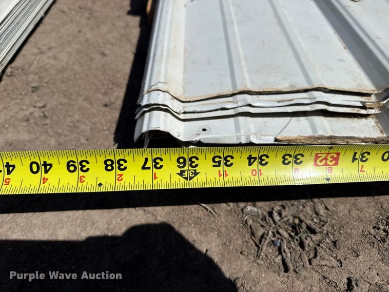 image for item DS6799 (148) Sheets of metal siding/roofing