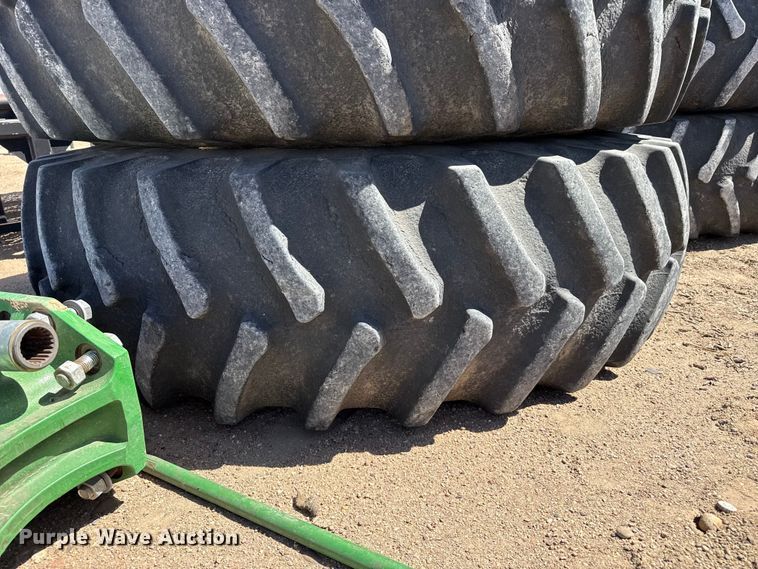 image for item DS6800 John Deere 520/85R42 tires and wheels