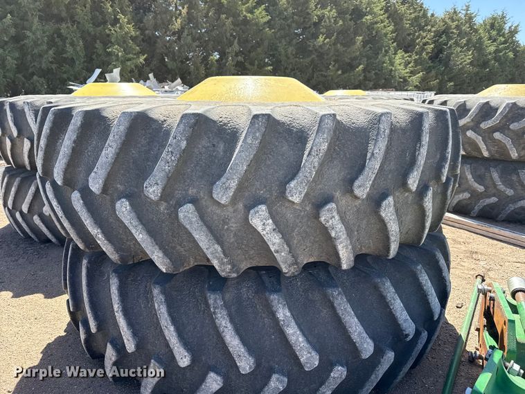 image for item DS6800 John Deere 520/85R42 tires and wheels