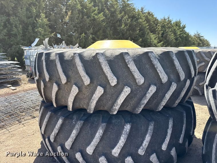 image for item DS6800 John Deere 520/85R42 tires and wheels