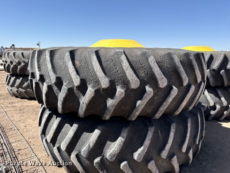 image for item DS6800 John Deere 520/85R42 tires and wheels