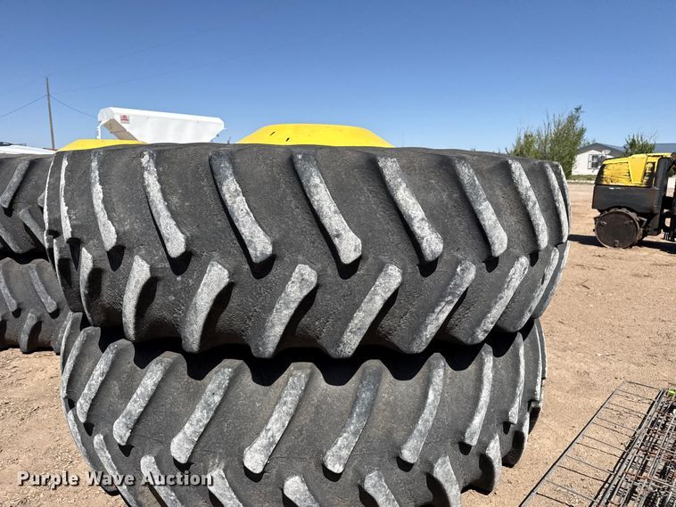 image for item DS6800 John Deere 520/85R42 tires and wheels