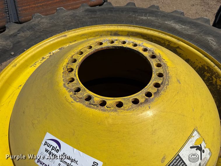 image for item DS6800 John Deere 520/85R42 tires and wheels
