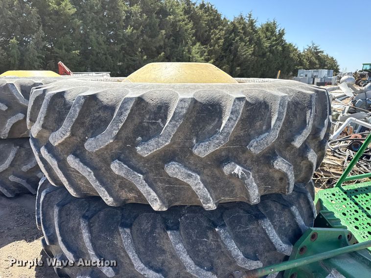 image for item DS6801 John Deere 520/85R42 tires and wheels