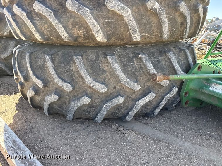image for item DS6801 John Deere 520/85R42 tires and wheels