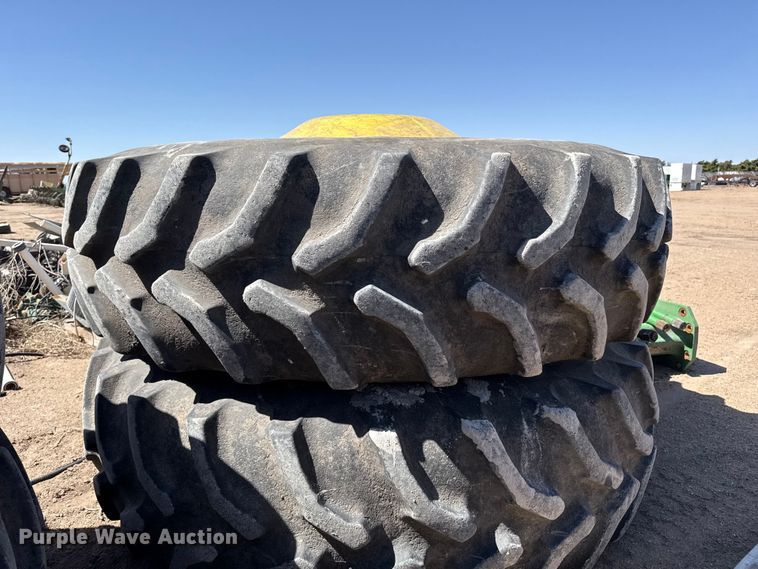 image for item DS6801 John Deere 520/85R42 tires and wheels