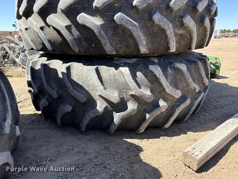 image for item DS6801 John Deere 520/85R42 tires and wheels
