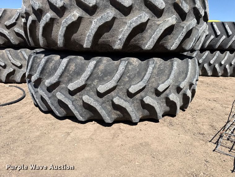 image for item DS6801 John Deere 520/85R42 tires and wheels