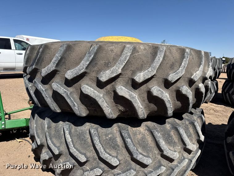 image for item DS6801 John Deere 520/85R42 tires and wheels
