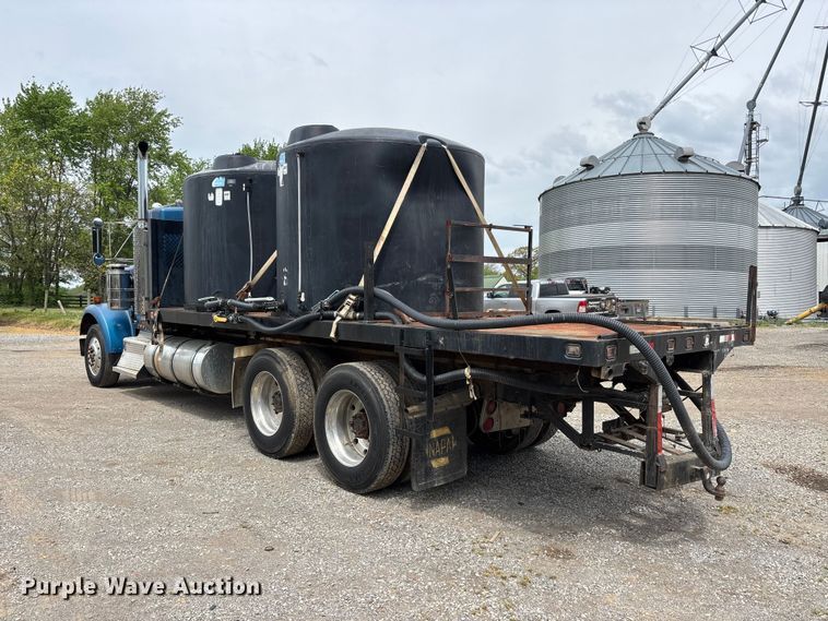 image for item DT0183 1988 Kenworth W90 flatbed truck