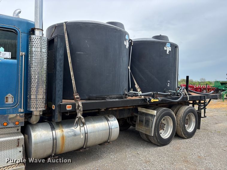 image for item DT0183 1988 Kenworth W90 flatbed truck