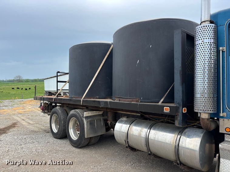 image for item DT0183 1988 Kenworth W90 flatbed truck