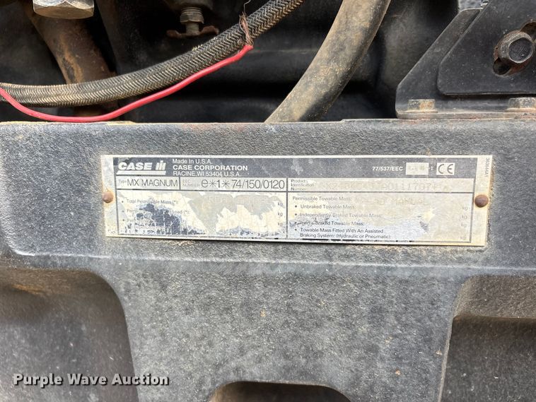 image for item DT0188 2001 Case IH MX240 Magnum MFWD tractor