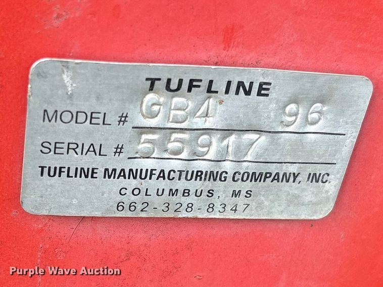 image for item DT0193 TufLine Grader Plow GB4 96 blade