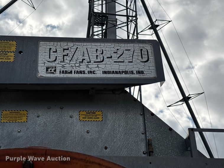 image for item DT0204 Farm Fans Inc CF/AB 270 grain dryer