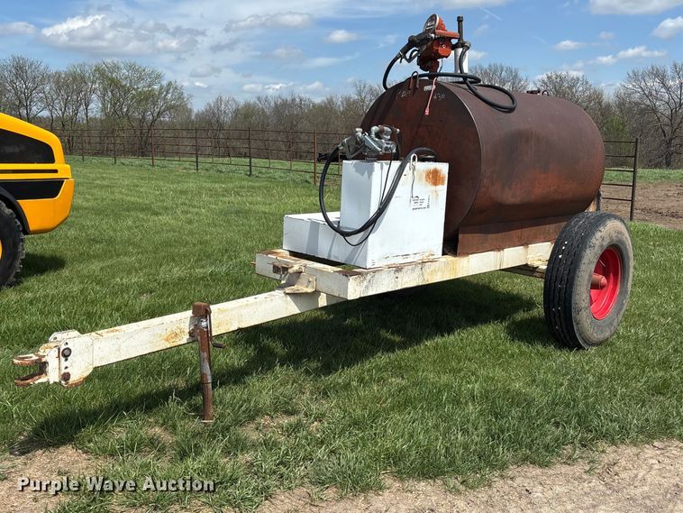 image for item EA4812 Shop built fuel tank trailer