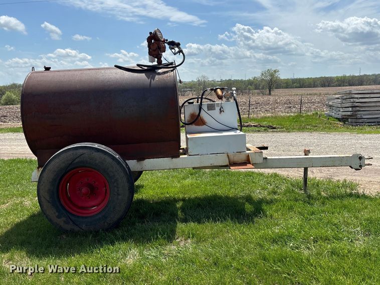 image for item EA4812 Shop built fuel tank trailer