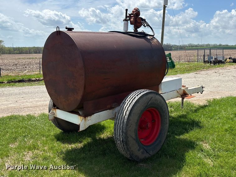 image for item EA4812 Shop built fuel tank trailer