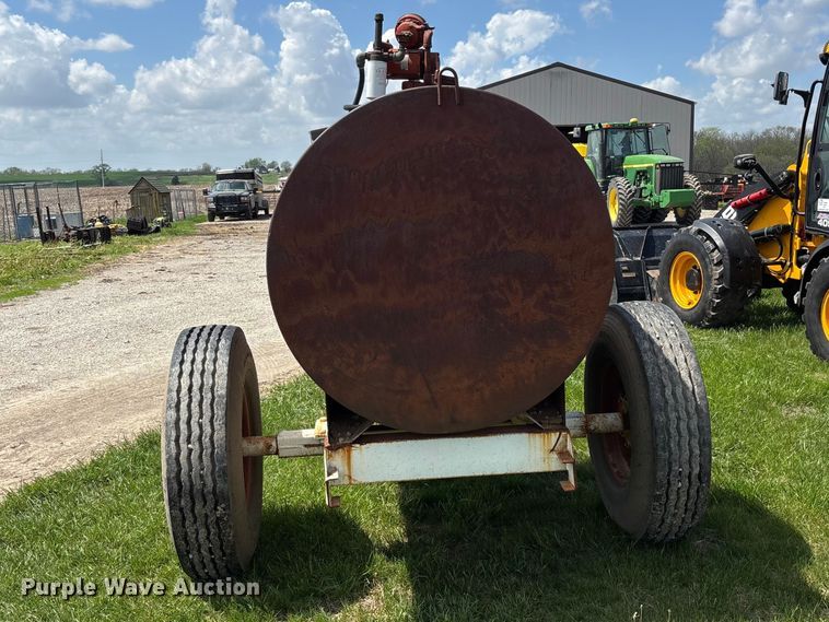 image for item EA4812 Shop built fuel tank trailer