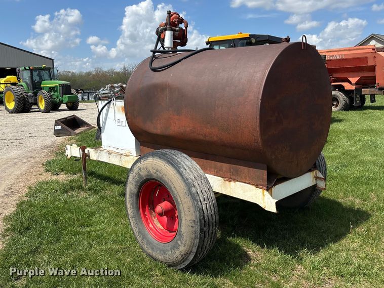 image for item EA4812 Shop built fuel tank trailer