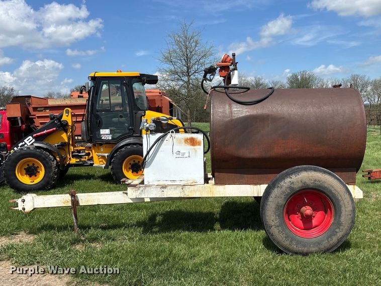 image for item EA4812 Shop built fuel tank trailer