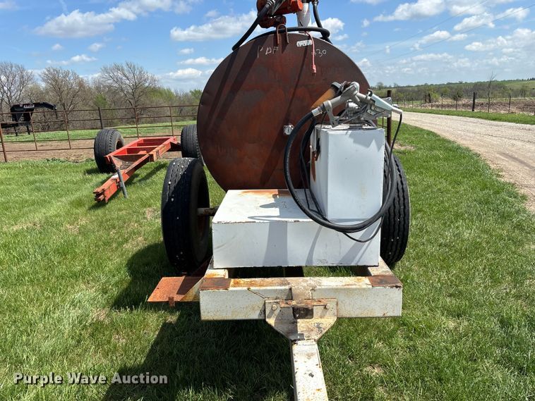 image for item EA4812 Shop built fuel tank trailer