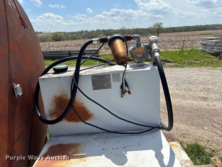 image for item EA4812 Shop built fuel tank trailer