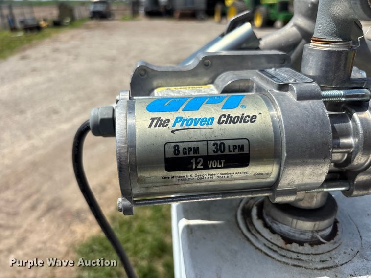 image for item EA4812 Shop built fuel tank trailer