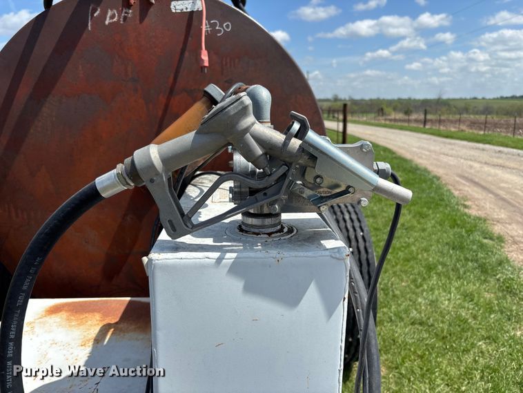 image for item EA4812 Shop built fuel tank trailer