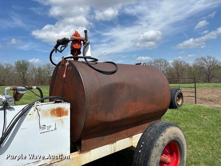 image for item EA4812 Shop built fuel tank trailer