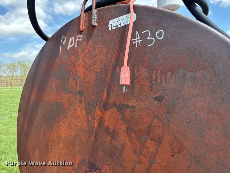 image for item EA4812 Shop built fuel tank trailer