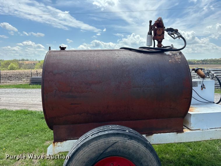 image for item EA4812 Shop built fuel tank trailer