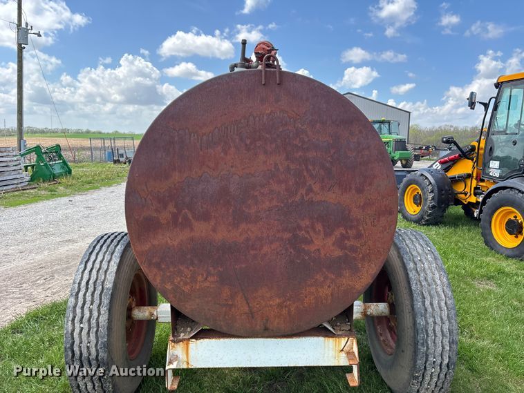 image for item EA4812 Shop built fuel tank trailer