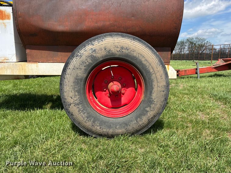 image for item EA4812 Shop built fuel tank trailer