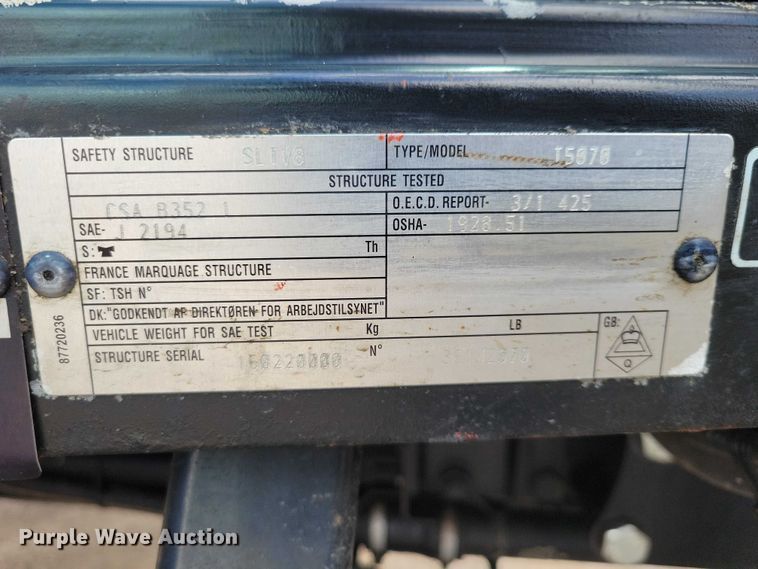 image for item EE0682 2011 New Holland T5070 MFWD tractor