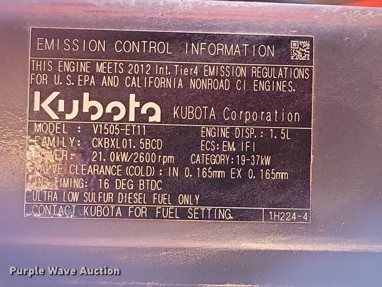 image for item EE0979 Kubota B3000 MFWD tractor