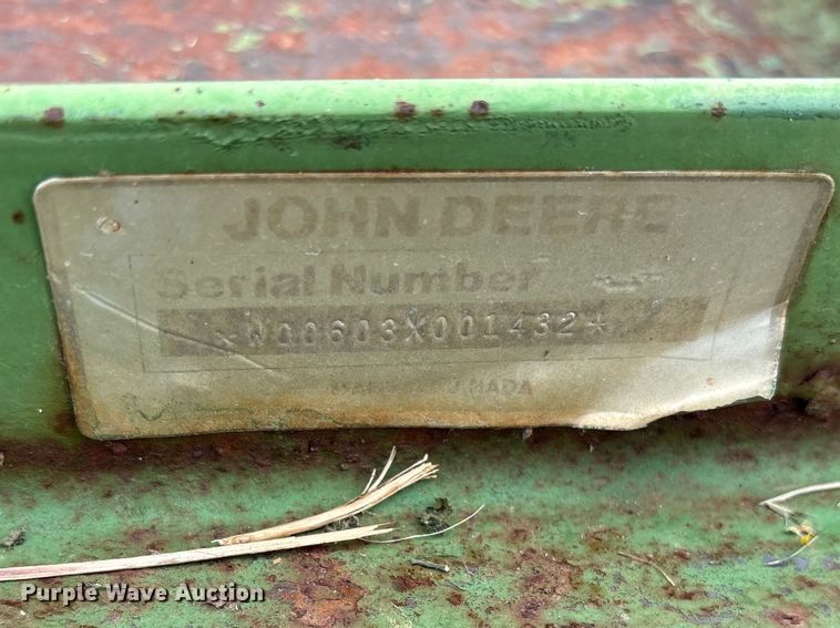 image for item EF1083 John Deere brush mower