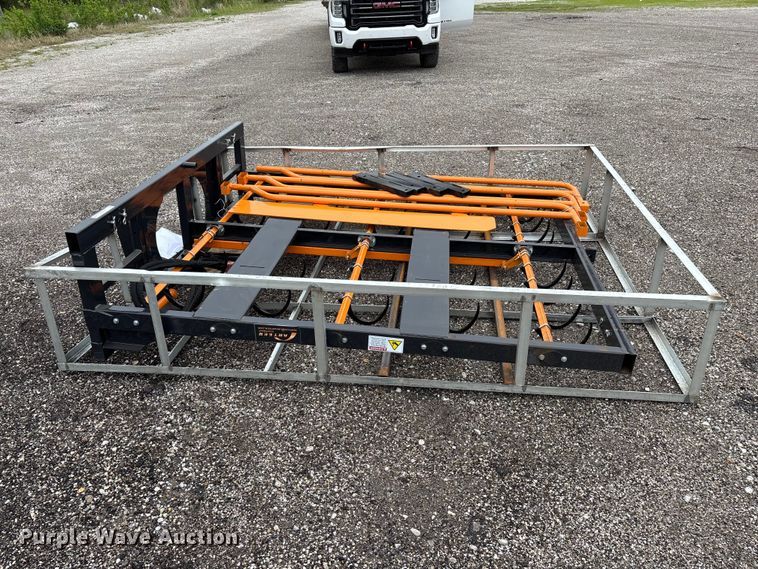 image for item EO4222 Arteer ACG-10 skid steer bale accumulator grapple