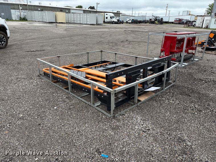 image for item EO4222 Arteer ACG-10 skid steer bale accumulator grapple