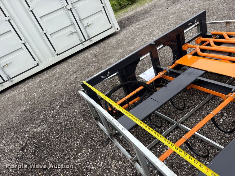 image for item EO4222 Arteer ACG-10 skid steer bale accumulator grapple