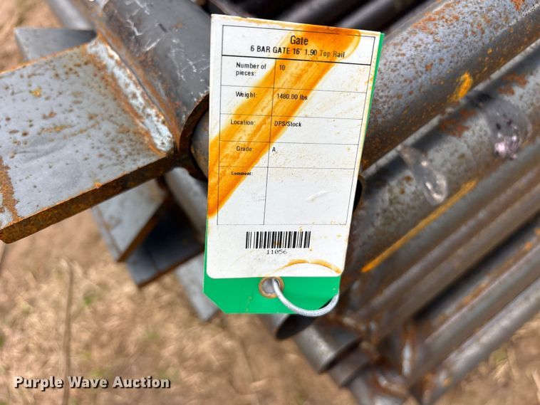 image for item ES8950 (10) 6 Bar livestock gates