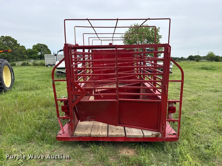 image for item ET6107 Shop Built livestock trailer