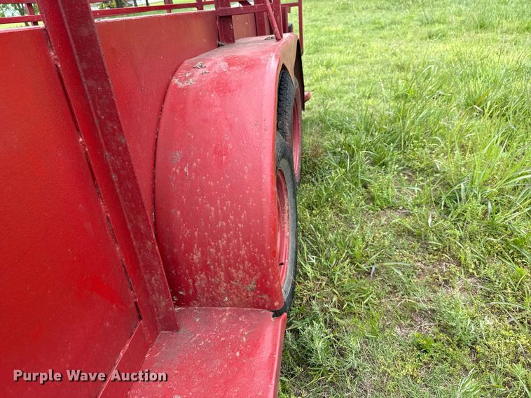 image for item ET6107 Shop Built livestock trailer