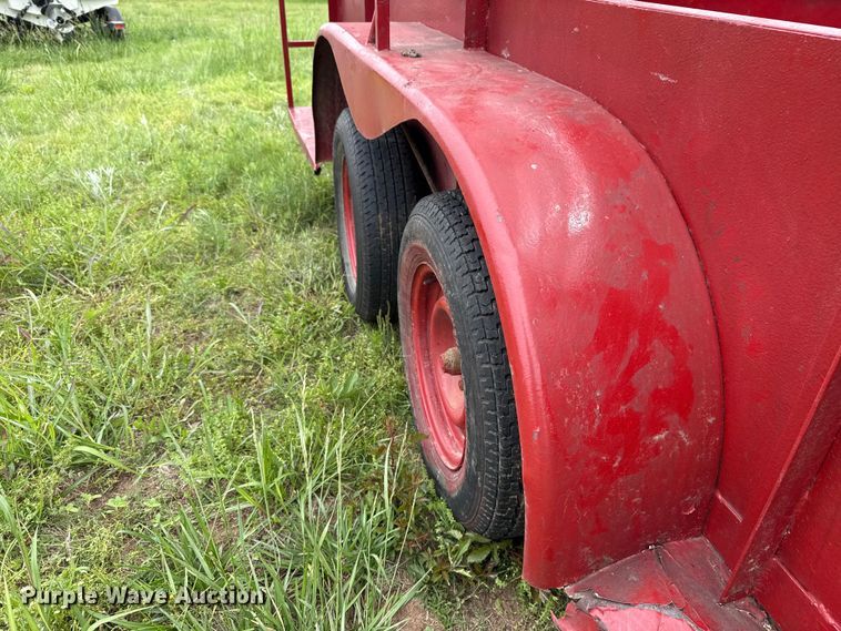 image for item ET6107 Shop Built livestock trailer