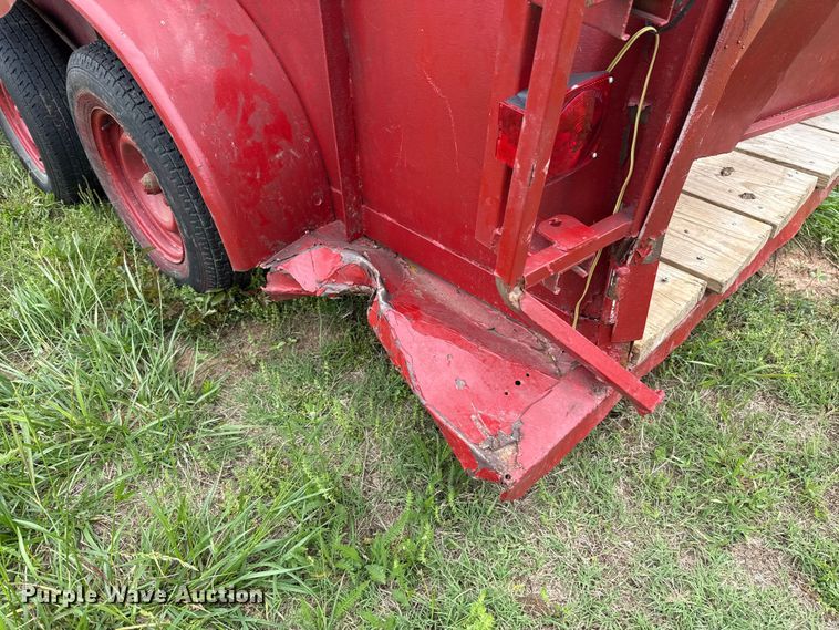image for item ET6107 Shop Built livestock trailer