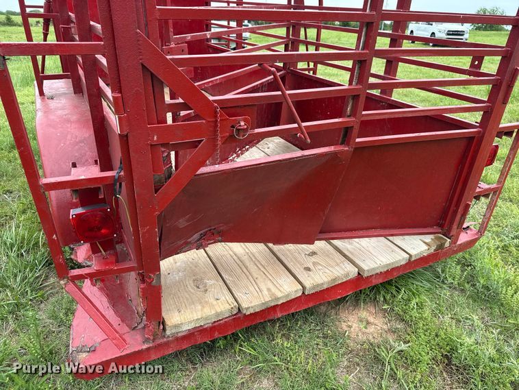 image for item ET6107 Shop Built livestock trailer