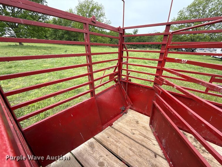 image for item ET6107 Shop Built livestock trailer
